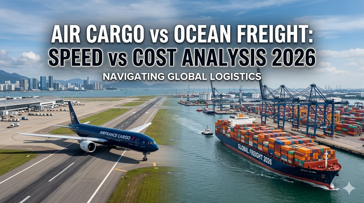 Air Cargo vs Ocean Freight Speed vs Cost Analysis 2026 – Falcon Global Logistics