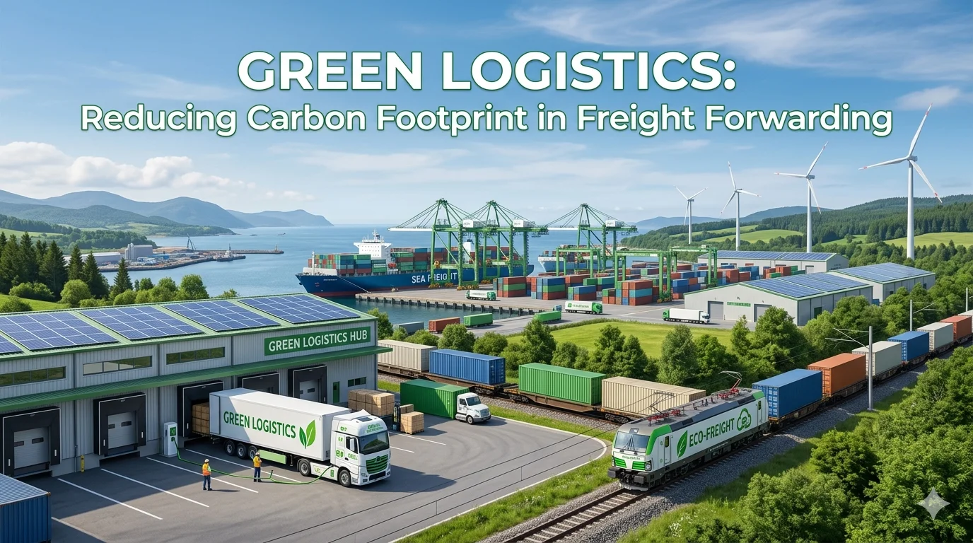 Reducing carbon footprint in freight forwarding